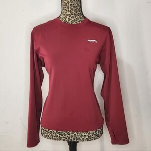 RUNNING ROOM red wine fit wear sweatshirt (M)